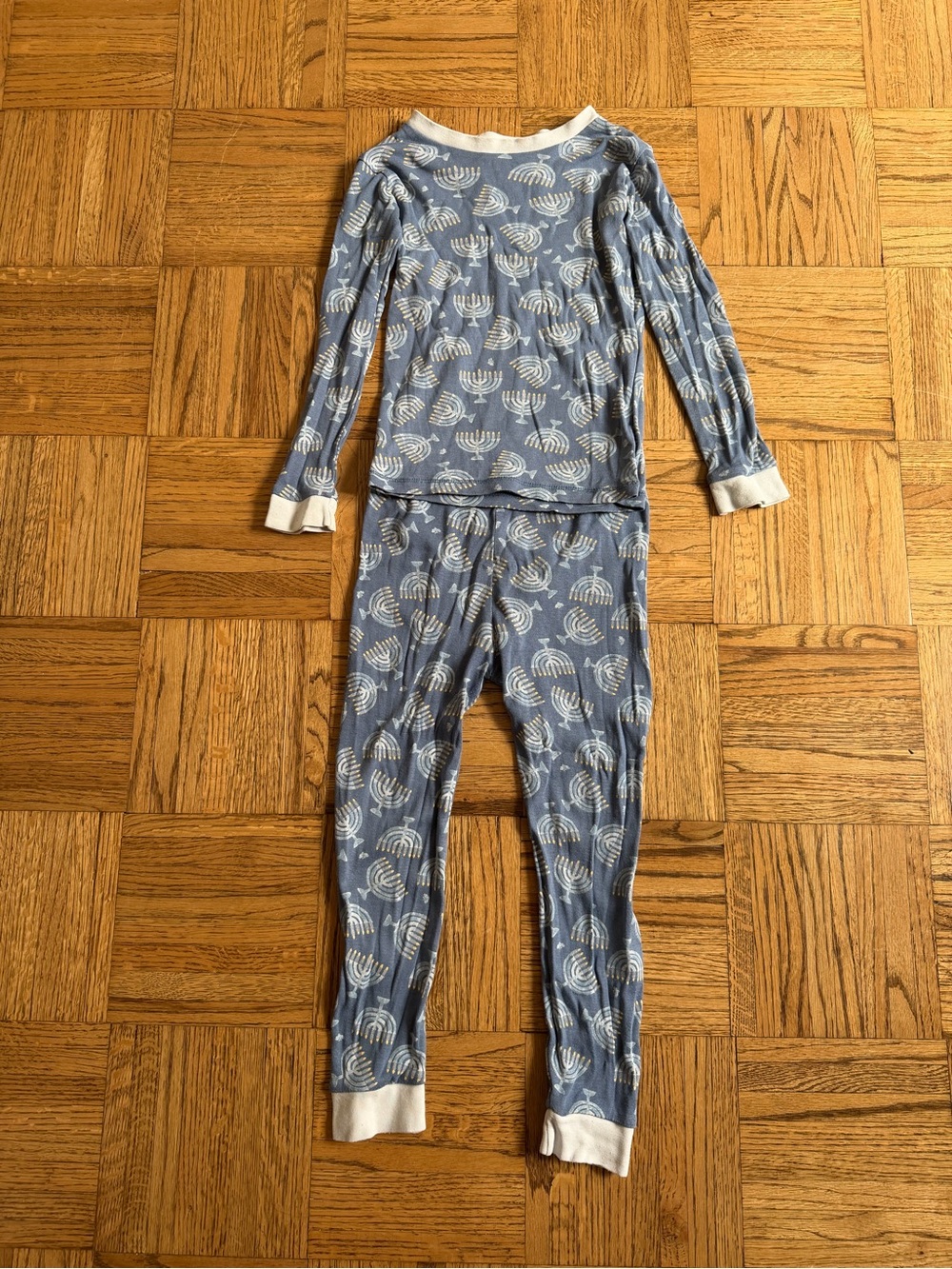 Burt's Bees Menorah Hanukkah Pajamas
